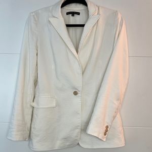 Antonio Melani Louise Ivory Linen Blazer